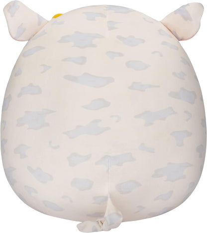 Rosie the Spotted Pig with a Yellow Flower Crown