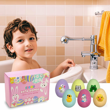 These 6 Pack Easter Bath Bombs are designed specifically for children, making them a perfect addition to any Easter basket