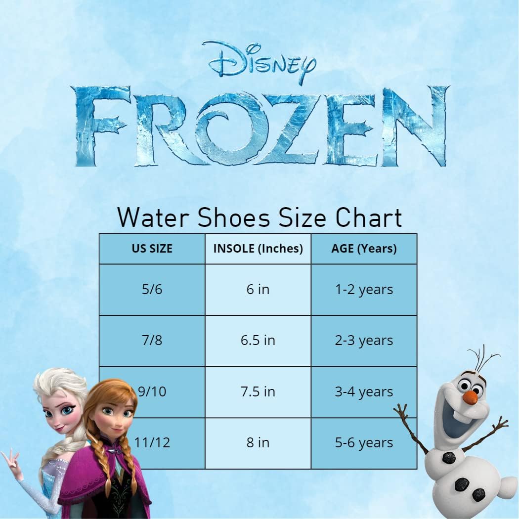 Waterproof closed-toe kids Disney Frozen water shoes