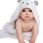 HIPHOP PANDA Bamboo Hooded Soft Bath Baby Towel