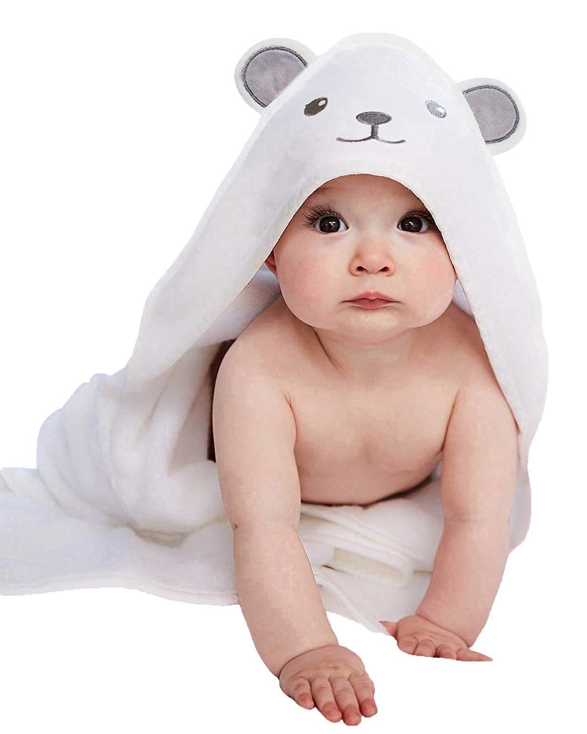 HIPHOP PANDA Bamboo Hooded Soft Bath Baby Towel