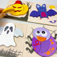 Introduce your little ones to a spook-tacular Halloween with Anditoy's 4 Pack Halloween Wooden Puzzles