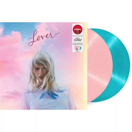 Lover, Taylor Swift [LIMITED EDITION PINK & BLUE VINYL]
