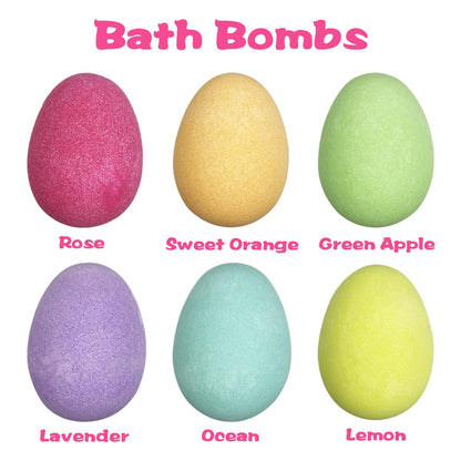 These 6 Pack Easter Bath Bombs are designed specifically for children, making them a perfect addition to any Easter basket