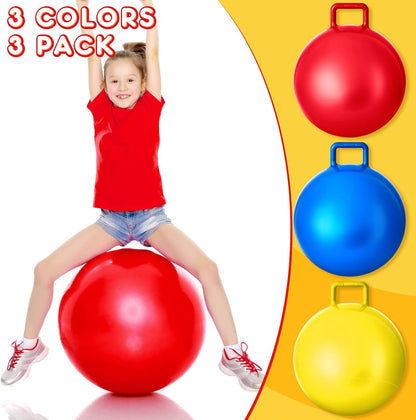 This hopper ball is compact and lightweight for easy storage and transport
