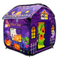 The play tent features fun Halloween elements to enhance the atmosphere and is made of safe, durable, and wrinkle-resistant materials