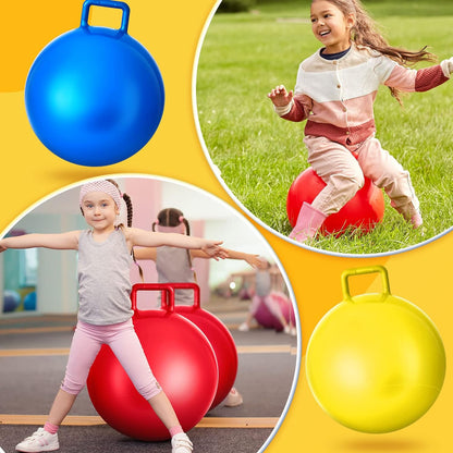 This hopper ball is compact and lightweight for easy storage and transport