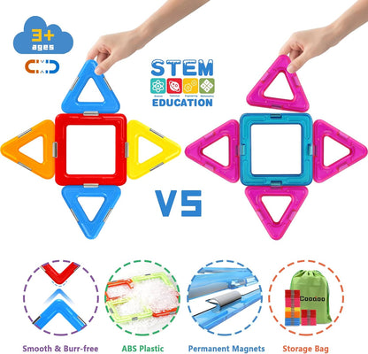 Construct and create while learning with these magnetic blocks