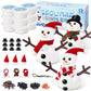 Christmas Craft Build a Snowman DIY Kit - 9 pack