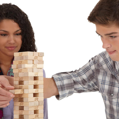 Jenga Classic Game with Genuine Hardwood Blocks