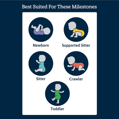 These Gerber onesies are made with 100% cotton rib for added breathability