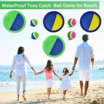 This Catch and Toss Game Set serves as a perfect learning tool for catch and throw skills