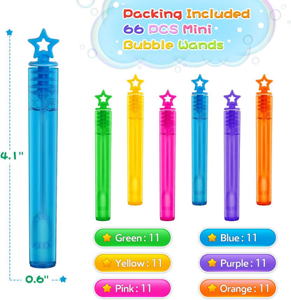 Mini Bubble Wands in 6 Colors