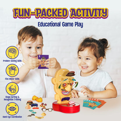 This Funny Face Pop Up Board Game is perfect for family bonding and can accommodate up to 4 players