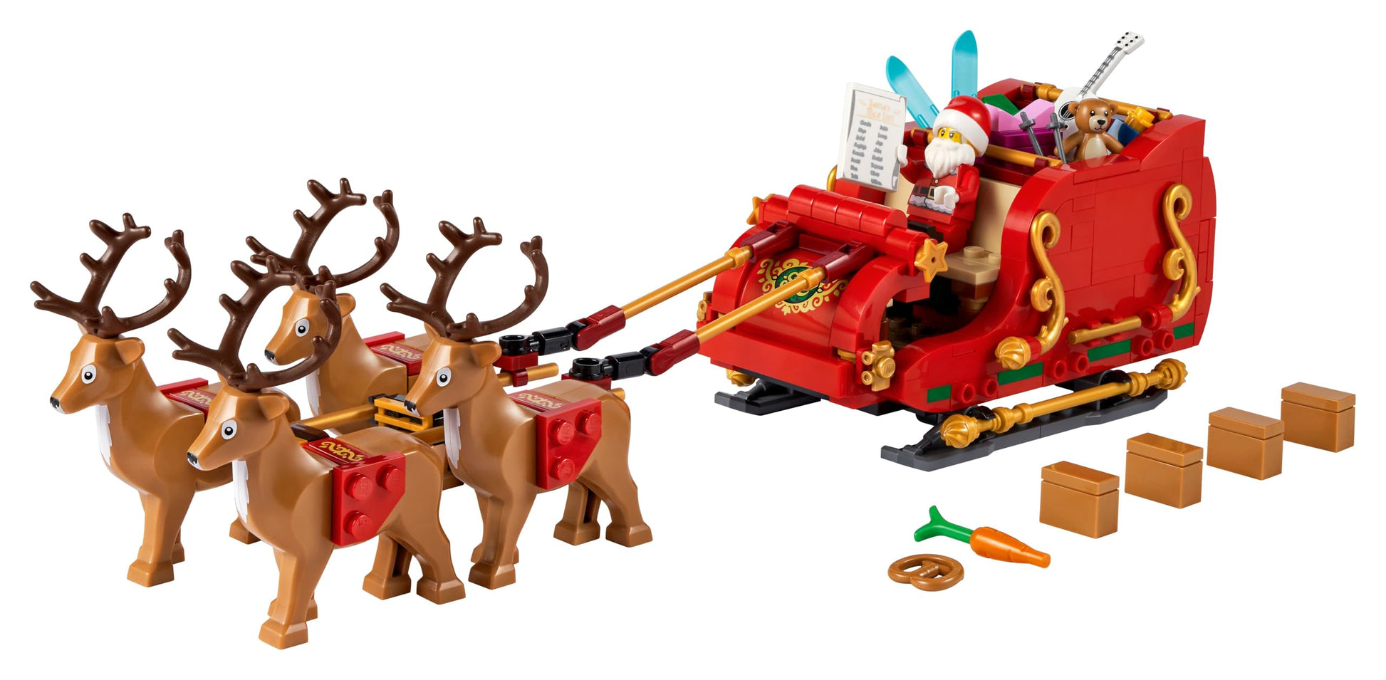 Experience the magic of Christmas with LEGO Santa's Sleigh toy