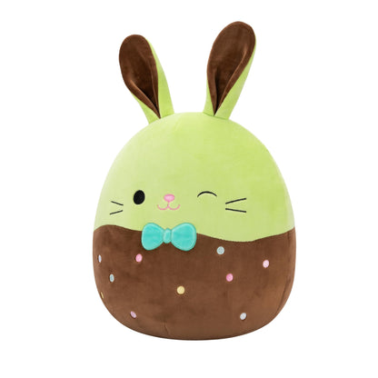 Meet Buster, Squishmallows Original 12in chocolate-dipped green bunny with irresistible charm