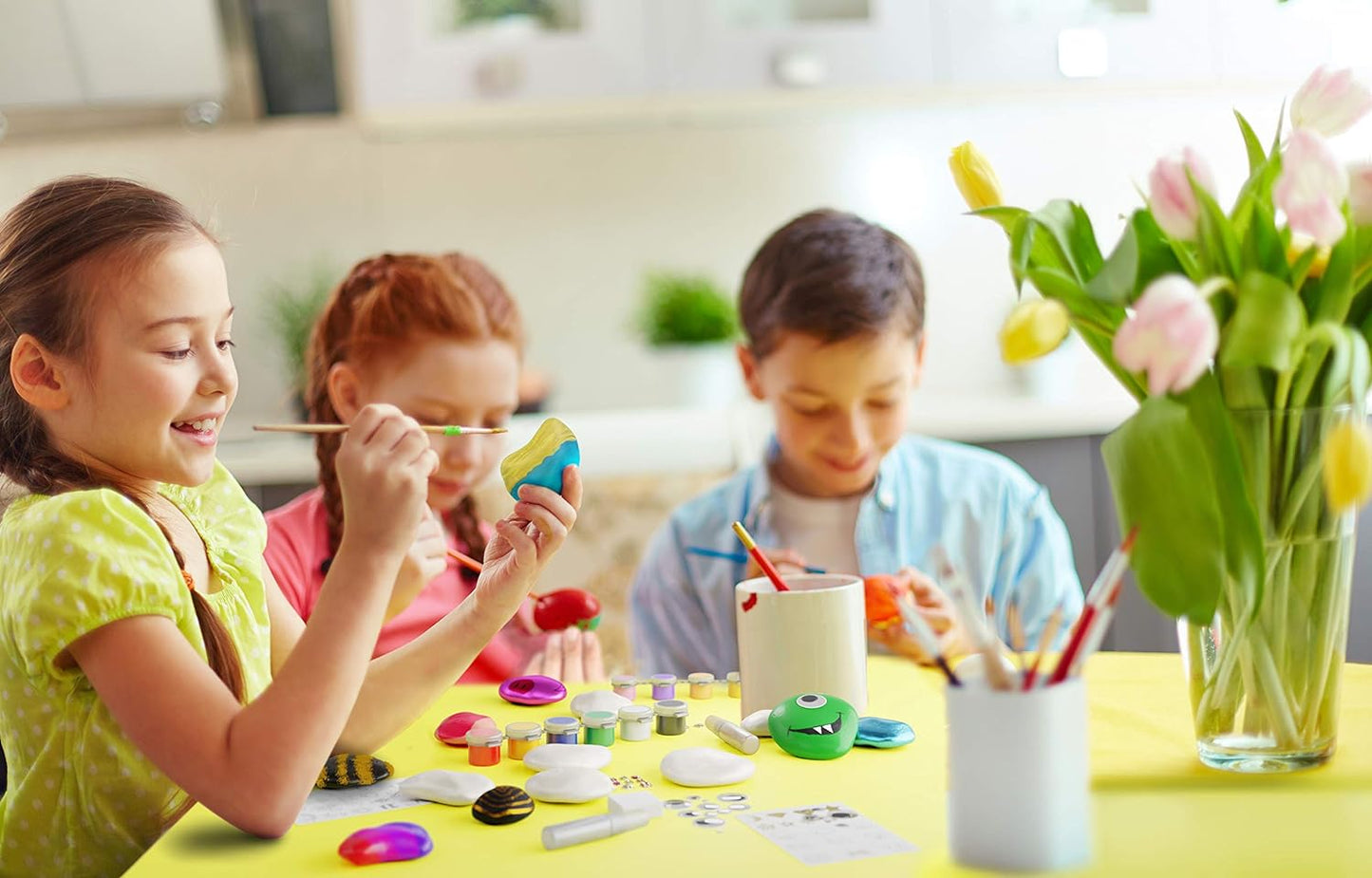 Rock Painting Craft Kit for Kids