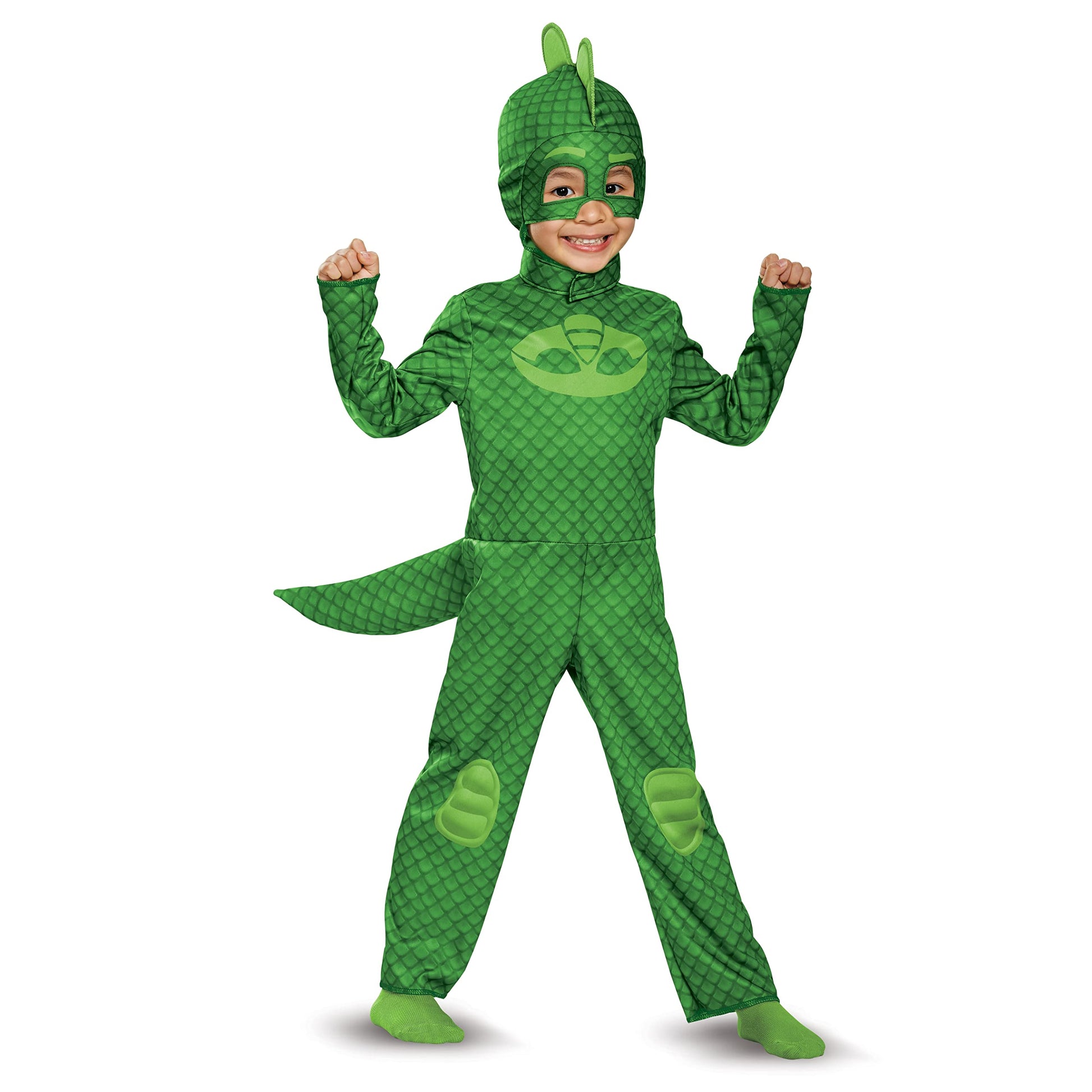 Introduce your child to the world of PJ Masks with the Disguise Gekko Classic Toddler Costume