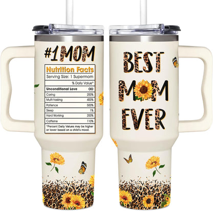 Premium stainless steel Best Mom Ever Tumbler is a great gift idea for any occasion