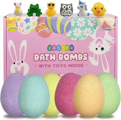 These 6 Pack Easter Bath Bombs are designed specifically for children, making them a perfect addition to any Easter basket