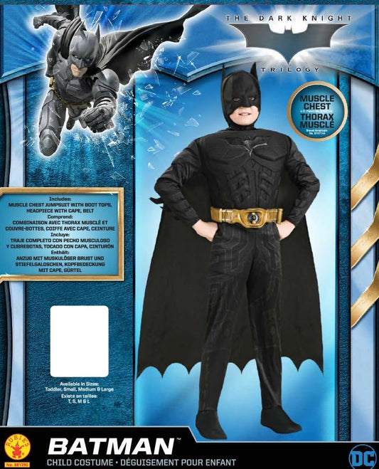Transform your little hero into the iconic Batman Dark Knight