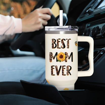 Premium stainless steel Best Mom Ever Tumbler is a great gift idea for any occasion