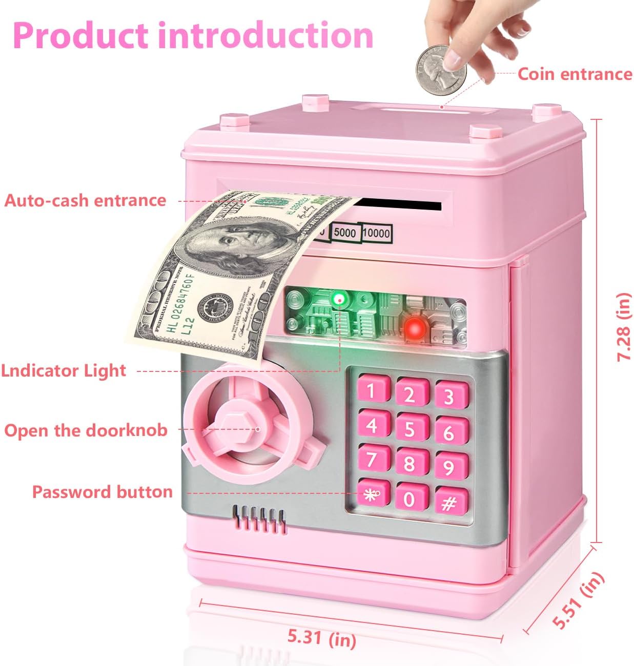 Piggy Bank Money Saving Box