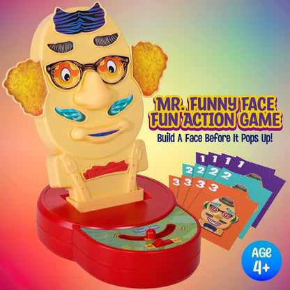This Funny Face Pop Up Board Game is perfect for family bonding and can accommodate up to 4 players