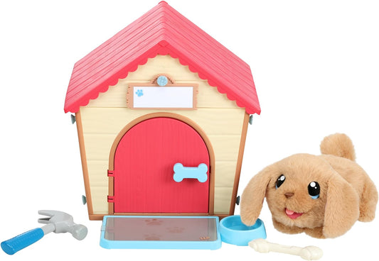 My Puppy's Home Interactive Plush Toy Puppy & Kennel
