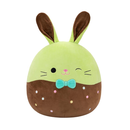 Meet Buster, Squishmallows Original 12in chocolate-dipped green bunny with irresistible charm