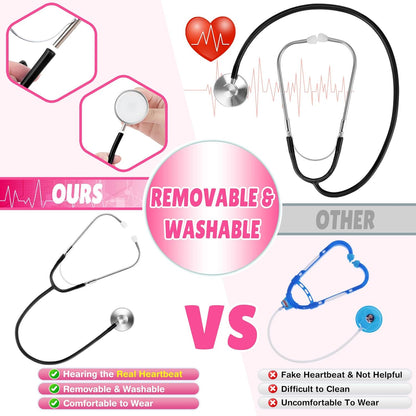 This doctor costume set is perfect for pretend play, learning and inspiring your child's imagination