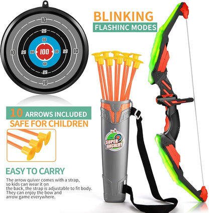 LED Light Up Archery Toy Set