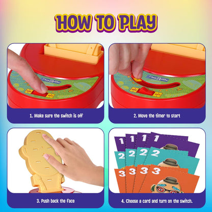 This Funny Face Pop Up Board Game is perfect for family bonding and can accommodate up to 4 players