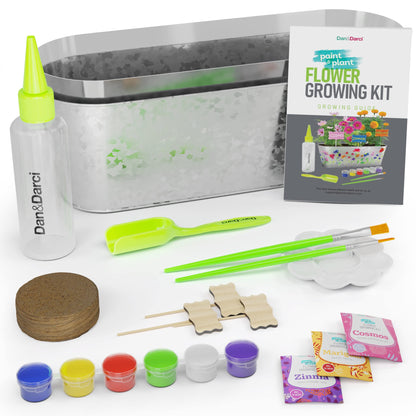 Get creative with your gardening skills and produce a beautiful result with this all-in-one flower growing kit