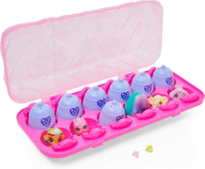 Unleash the magic of Hatchimals CollEGGtibles with the Shimmer Babies 12-Pack Egg Carton