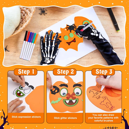 This Halloween foam sticker set is perfect for kids to create fun DIY Halloween crafts and decorate for the holiday