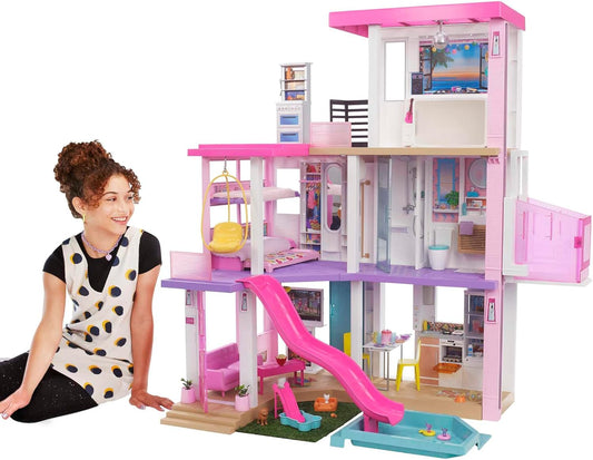 This fully-furnished Barbie DreamHouse Playset offers endless playtime