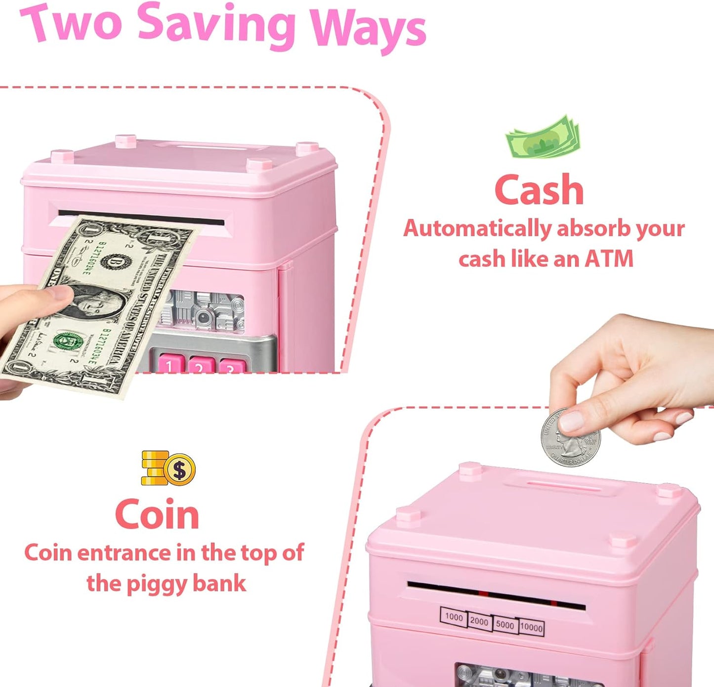 Piggy Bank Money Saving Box