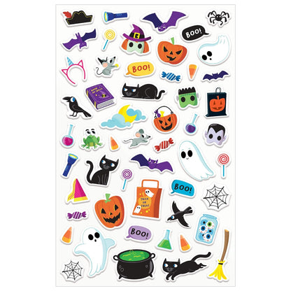 Halloween Hidden Pictures Puffy Sticker Playscenes Paperback with over 175 hidden objects to find