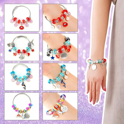 Unicorn/Mermaid Charm Bracelet Jewelry Making Kit
