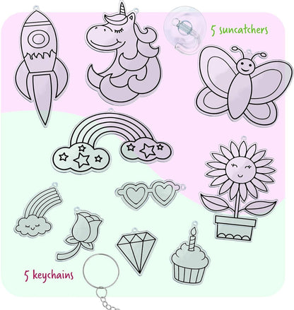 Create sparkling crafts with the Dan&Darci Gem Art Kit!