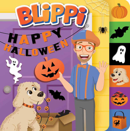 Blippi thoroughly enjoys Halloween, from selecting pumpkins at the patch to designing the ideal costume for his dog Lyno