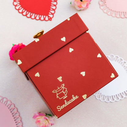 SendaCake Valentine's Day Butterfly Surprise Explosion Gift Box
