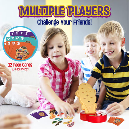 This Funny Face Pop Up Board Game is perfect for family bonding and can accommodate up to 4 players