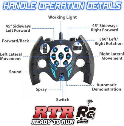 RC Drift Car with LED Lights Music