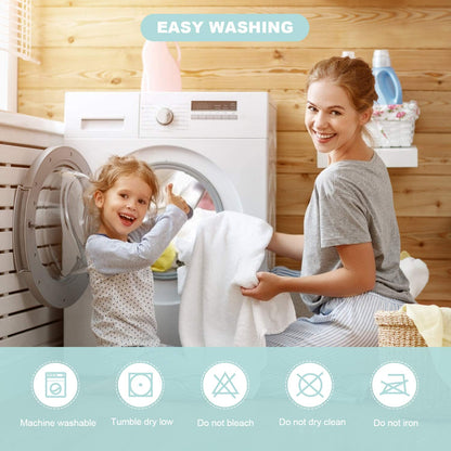 This multi-functional towel can be used not only for baths, but also as a blanket, swaddle, or changing mat cover