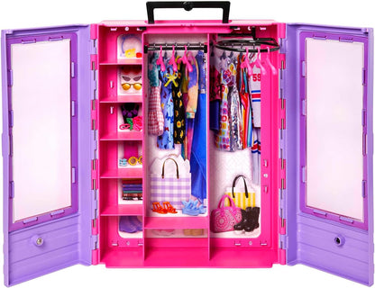 This playset comes with a Barbie fashion doll, selection of clothes and accessories