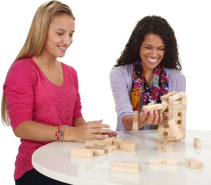 Jenga Classic Game with Genuine Hardwood Blocks