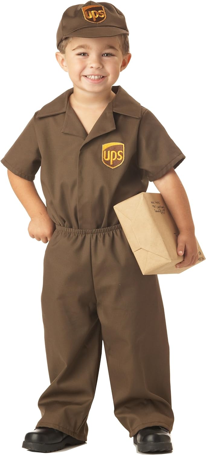 Little Boys UPS Guy Costume