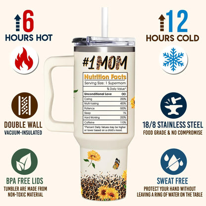Premium stainless steel Best Mom Ever Tumbler is a great gift idea for any occasion